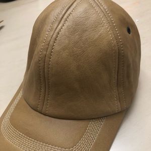 Plain beige brown Baseball cap